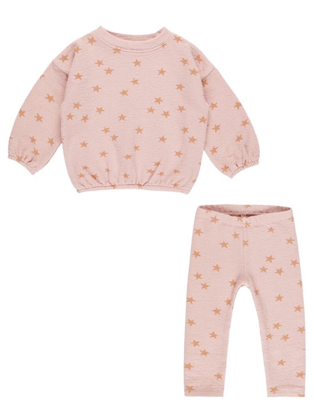 Rylee + Cru Spongy Knit Set Starfish Sz 4/5YR